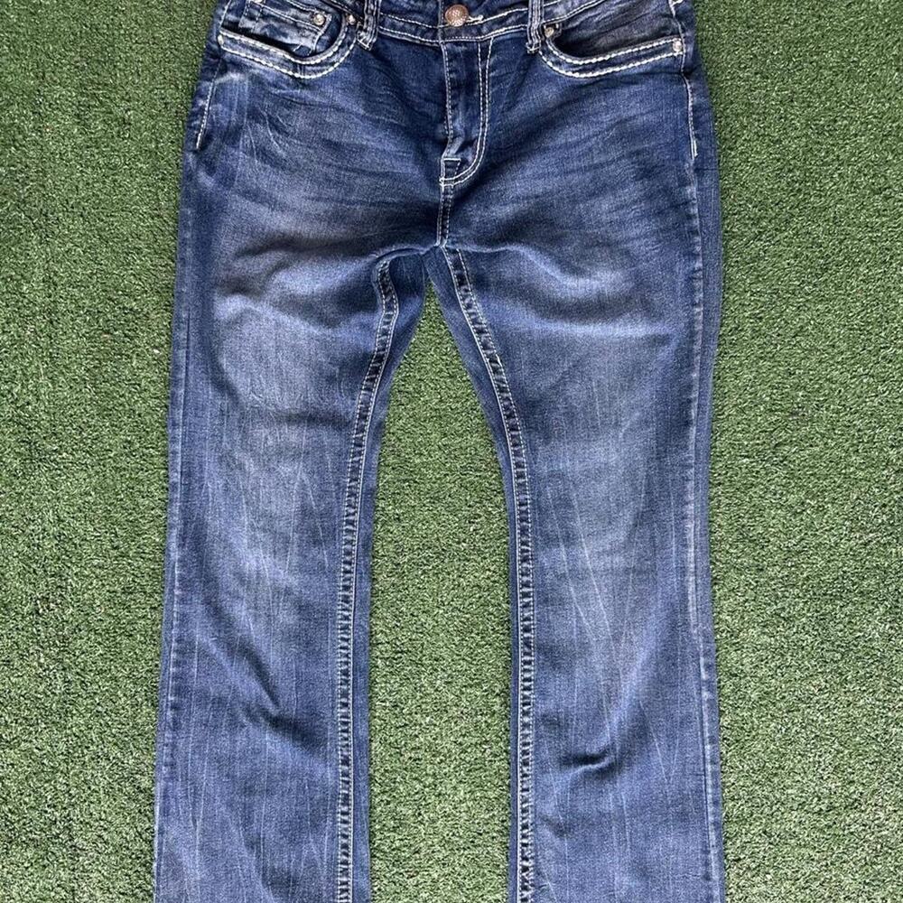 y2k sky bootcut bling jeans - Picture 3 of 7